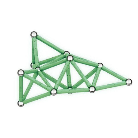 KLOCKI MAGNETYCZNE GEOMAG GLOW, ŚWIECĄCE W CIEMNOŚCI, 60 ELEMENTÓW 338