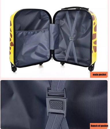 KROKODYL DINOZAUR 3D WALIZKA DZIECI BAGAŻ KABINOWA