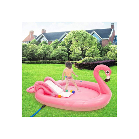 FLAMING BASEN WODNY PLAC ZABAW ZJEŻDŻALNIA DZIECI