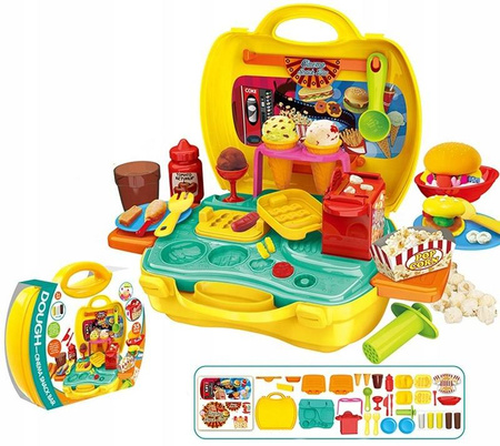 CIASTOLINA W WALIZCE MASA LODY KUCHNIA ZESTAW