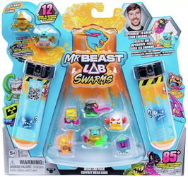 Mr. Beast Mega Lab Swarms 12-Pack Figurki  Zestaw Laboratorium MrBeast