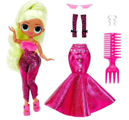 Lol Surprise Lalka Omg Lady Diva Fashion 2 Stroje Akcesoria + GRZEBIEŃ