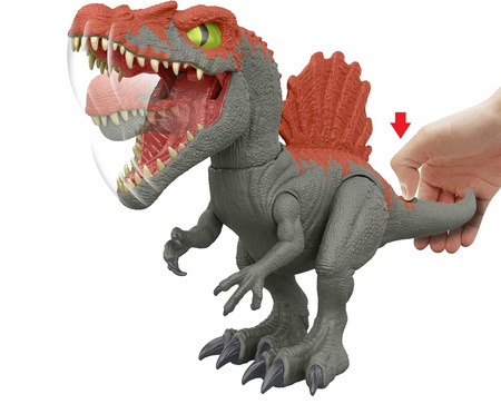 Mattel Jurasic World Crushivores Spinozaur Dziki ucieknier Zestaw