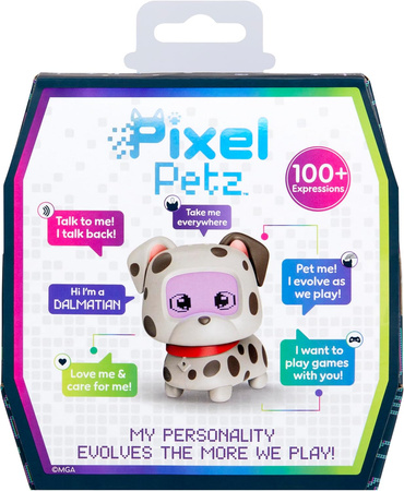 PIXEL PETZ INTERAKTYWNA ZABAWKA INTERAKTYWNY PIES DALMATYŃCZYK 100 REAKCJI