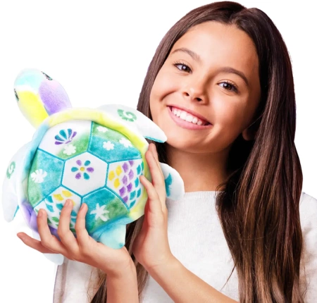 AIRBRUSH Plush Nature Żółw z aerografem Maskotka Pokoloruj pluszaka