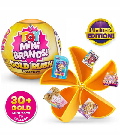 ZURU SURPRISE TOY MINI BRANDS GOLD RUSH FIGURKI NIESPODZIANKA KULA