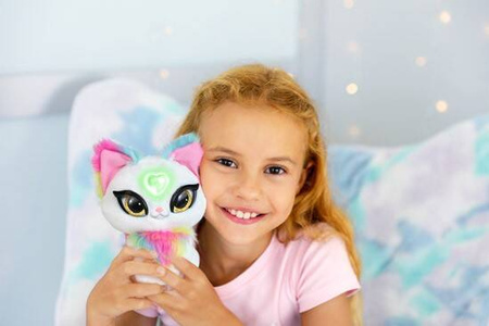 COBI MAGICZNE SZEPTANKI KOTEK INTERAKTYWNY FOLETOWY KICIA ZOEY MÓWI