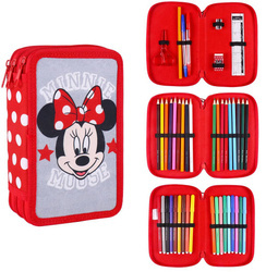 MYSZKA MINNIE PIÓRNIK TRZYKOMOROWY Z WYPOSAŻENIEM