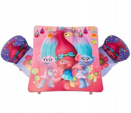 TROLLS TROLE TROLL STÓŁ STOLIK KRZESŁA