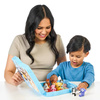 BLUEY I BINGO PIESKI FIGURKI 8 SZTUK + WALIZKA