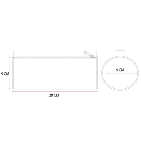 PSI PATROL SKYE PIESKI PIÓRNIK KOSMETYCZKA TUBA DO SZKOŁY DZIECI