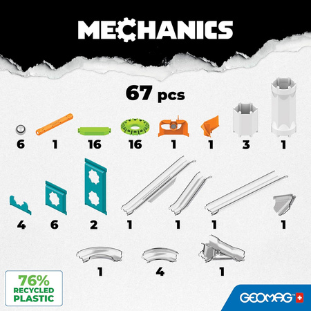 G760 GEOMAG MECHANICS GRAVITY KLOCKI MAGNETYCZNE 67 EL