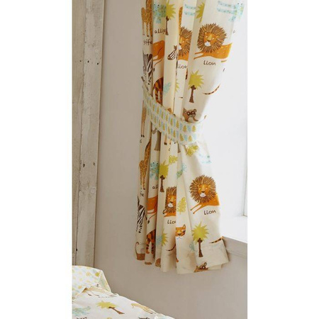 SAFARI ZOO LEW ZWIERZĄTKA 2 ZASŁONY ZASŁONKI