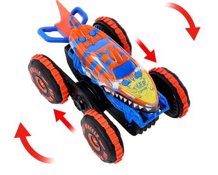 HOT WHEELS MONSTER TRUCK RC TIGER SHARK Wspinacz 1:15 Auto Sterowane Pilot