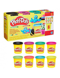 PLAY DOH CIASTOLINA zestaw 8 kolorowych tub G0692