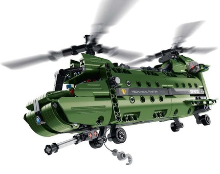 KLOCKI KONSTRUKCYJNE HELIKOPTER 2W1 - 393 EL iM.Master