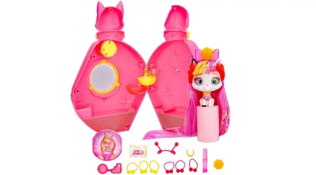 VIP PETS CATS FIGURKA KOTKA Z DŁUGIMI WŁOSAMI DO STYLIZACJI ELECTRA DODATKI