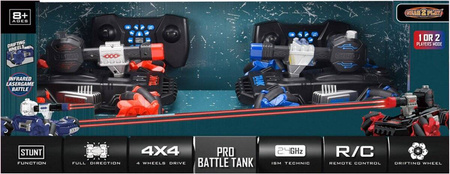 ZESTAW CZOŁGI ZDALNIE STEROWANE LASERY Gear2Play RC Pro Battle Tank