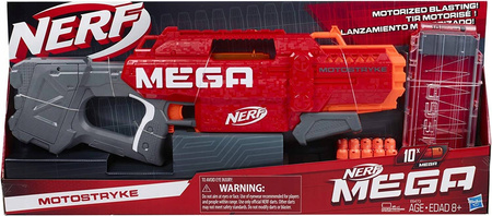 WYRZUTNIA PISTOLET NERF N-STRIKE MEGA MOTOSTRYKE E6474