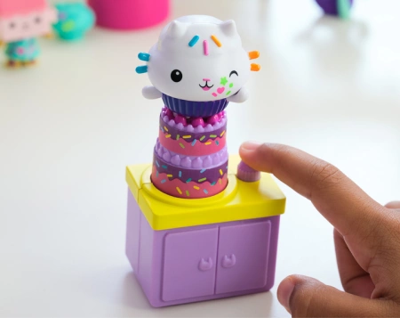 KOCI DOMEK GABI URODZINOWY ZESTAW 5 FIGUREK ŁAKOTEK SYRENKOTKA TEKTURZĄTKO