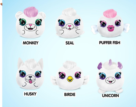 AIRBRUSH PLUSH POKOLORUJ PLUSZAKA JEDNOROŻEC MASKOTKA NEON TUBA