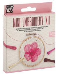 ZESTAW DO HAFTU KRZYŻYKOWEGO HAFT KRZYŻYKOWY KANWA MULINA TAMBOREK IGŁA