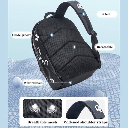 PIŁKA FOOTBALL PLECAK W PIŁKI SZKOLNY TORNISTER DZIECI A4