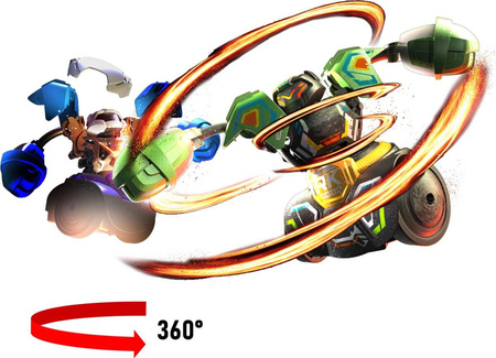 WALCZĄCE ROBOTY ROBO KOMBAT TORNADO 2-pak Silverlit 2 TRYBY ŚWIATŁO TYP A