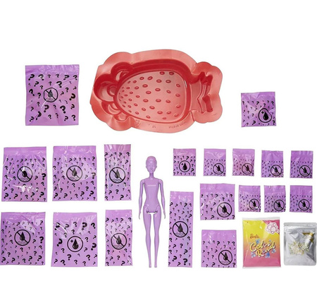 LALKA BARBIE Color Reveal Truskawka Pachnąca Pianą