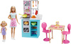 BARBIE WSPÓLNE PIECZENIE ZESTAW 2 LALKI I AKCESORIA SIOSTRY KUCHNIA HBX03