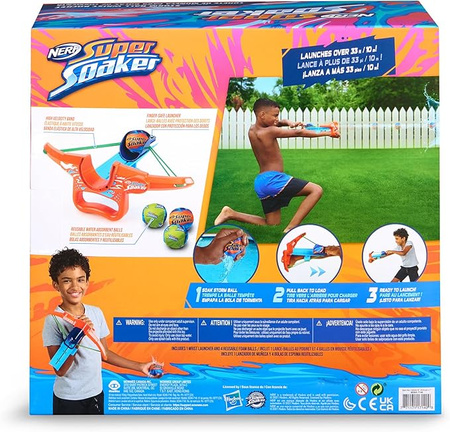 NERF SUPER SOAKER ŁUK WYRZUTNIA PISTOLET WODNE PIŁKI