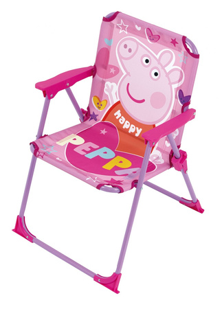 ŚWINKA PEPA PEPPA KRZESŁO KRZESEŁKO OGRODOWE NA PLAŻĘ BALKON DZIECI