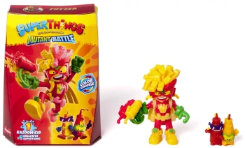 SuperThings Zings MUTANT BATTLE seria 12 FRYZER figurka MUS CHUP frytki sos