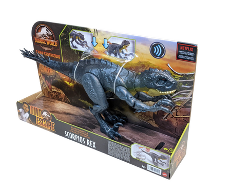 Jurassic World Scorpius Rex Atak szponami HBT41