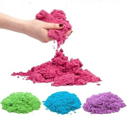 PIASEK KINETYCZNY 2 KG PIASKOWNICA FOREMKI 100 SZT