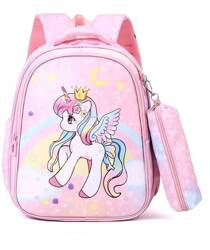 JEDNOROŻEC UNICORN PLECAK SZKOLNY TORNISTER + KOSMETYCZKA PIÓRNIK