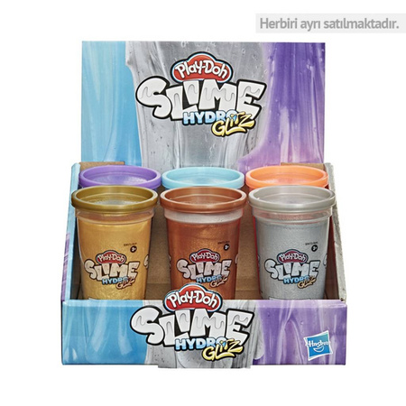 Play-Doh Slime HydroGlitz Tuba Hasbro Szara E9072