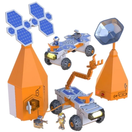 Kosmos Elektrownia Łazik Stacja komunikacyjna ZESTAW KONSTRUKCYJNY EDUKACJA