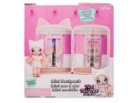 Minilalka Na! Na! Na! Surprise MGA Plecak + Lalka Parisian Kitty Zestaw