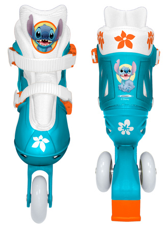 LILO I STITCH STICZ ROLKI WROTKI 2W1 REGULACJA 27-30 DLA DZIECKA