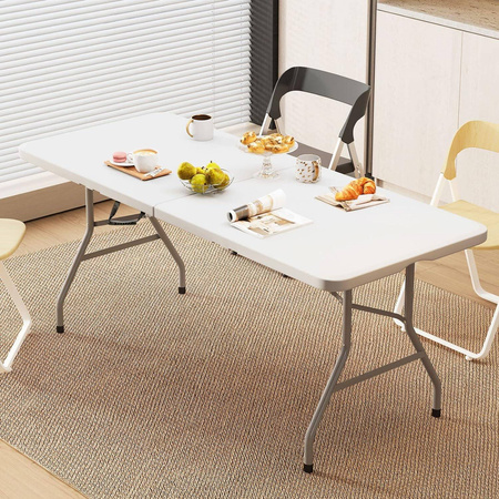 STÓŁ PIKNIKOWY CATERINGOWY BANKIETOWY OGRODOWY ROZKŁADANY TURYSTYCZNY 180