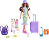 LALKA BARBIE  TERESA W PODRÓŻY PIESEK PIES AKCESORIA WALIZKA HKB05 