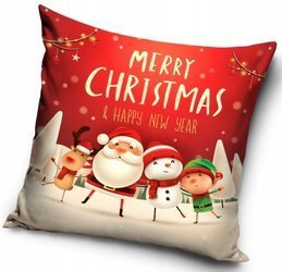 PODUSZKA ŚWIĄTECZNA ŚWIĘTA  MIKOŁAJ JASIEK + WKŁAD