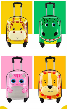 KROKODYL DINOZAUR 3D WALIZKA DZIECI BAGAŻ KABINOWA