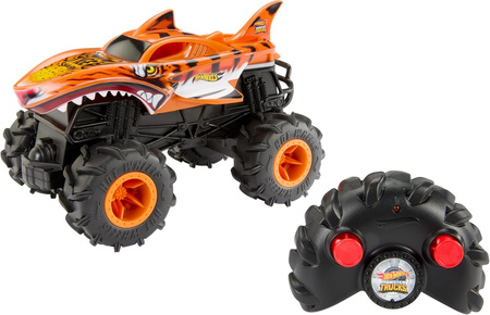 HOT WHEELS MONSTER TRUCK RC TIGER SHARK HNV03 1:24 auto sterowane pilotem