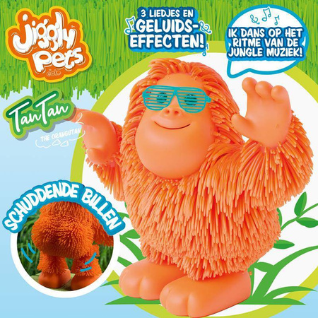 JIGGLY PETS TAŃCZĄCA MAŁPKA GORYL TAŃCZY GRA