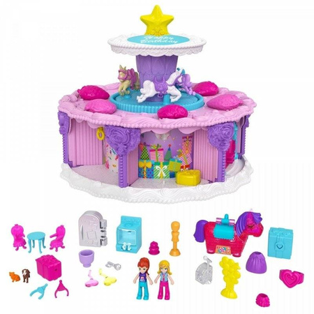 POLLY POCKET ZESTAW TORT URODZINOWY 25 NIESPODZIAN