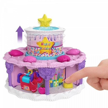 POLLY POCKET ZESTAW TORT URODZINOWY 25 NIESPODZIAN