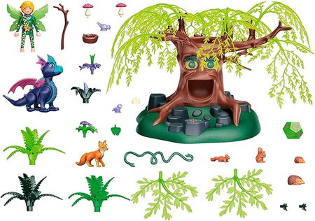 PLAYMOBIL DUŻY ZESTAW Z FIGURKAMI AYUMA 70801 DRZEWO MĄDROŚCI