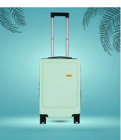 WALIZKA KABINOWA MŁODZIEŻOWA DLA NASTOLATKI BAGAŻ PODRĘCZNY PODRÓŻNA MIĘTA